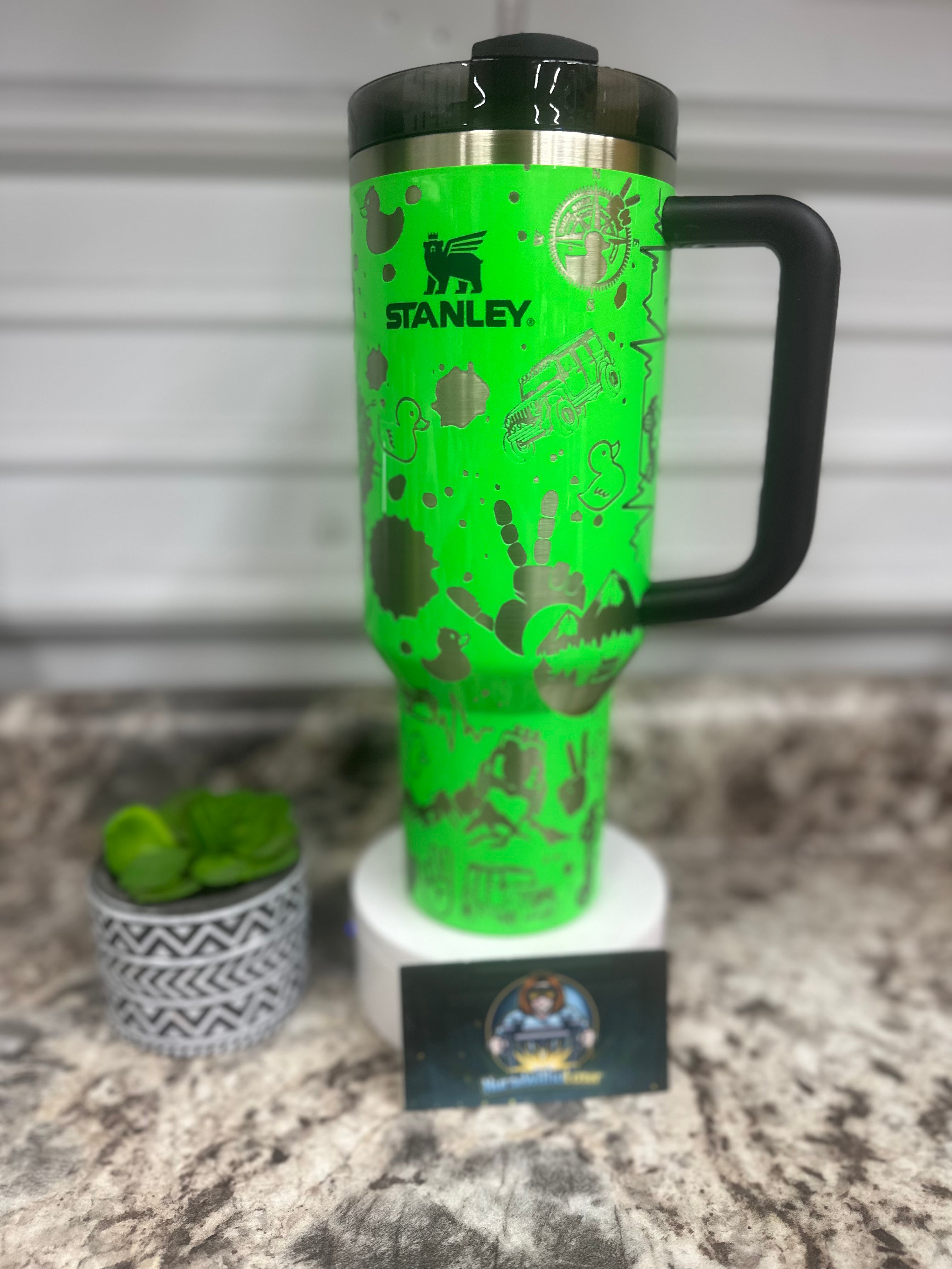 40 oz. Stanley Quencher Jeep Life Laser Engraved Cup