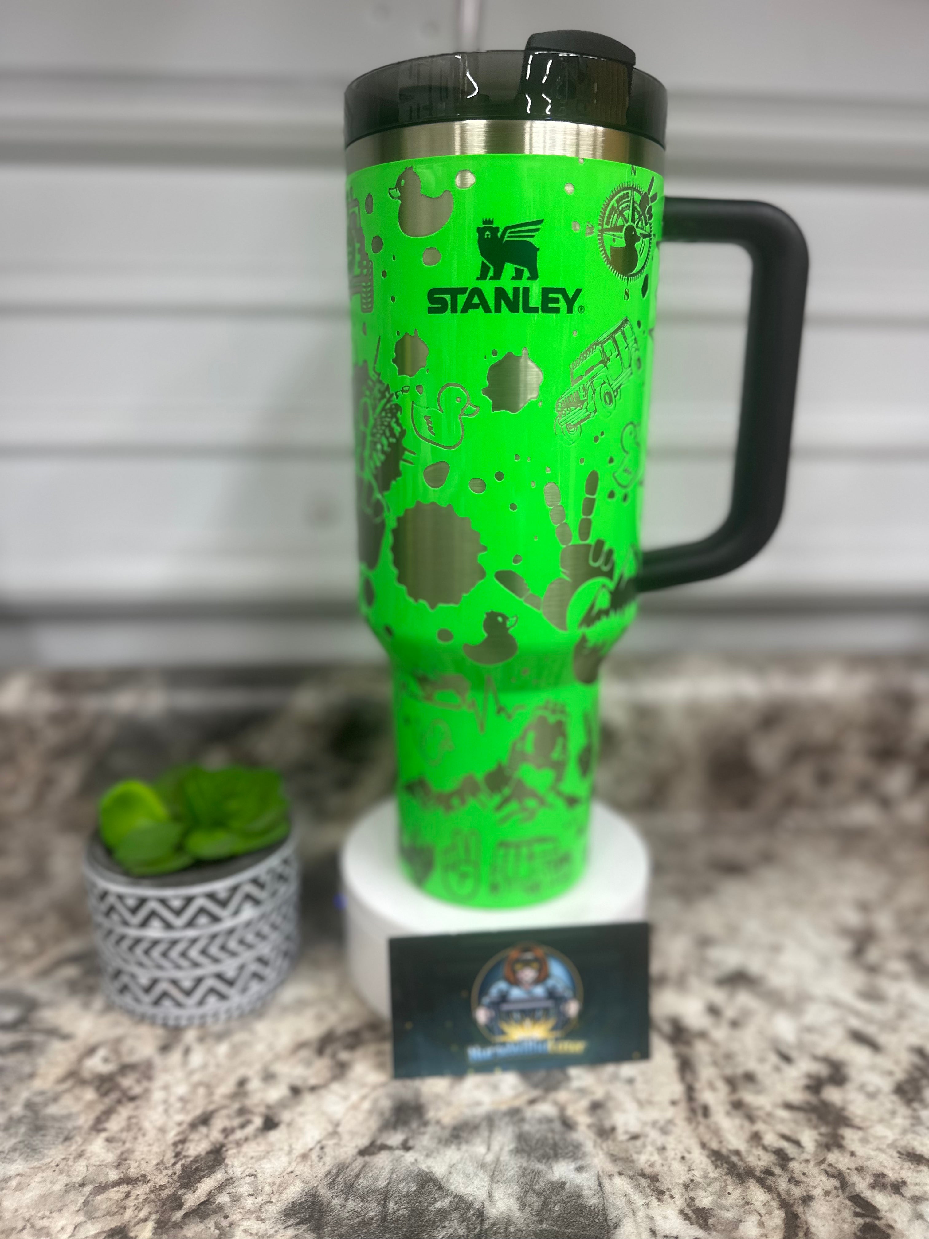 40 oz. Stanley Quencher Jeep Life Laser Engraved Cup