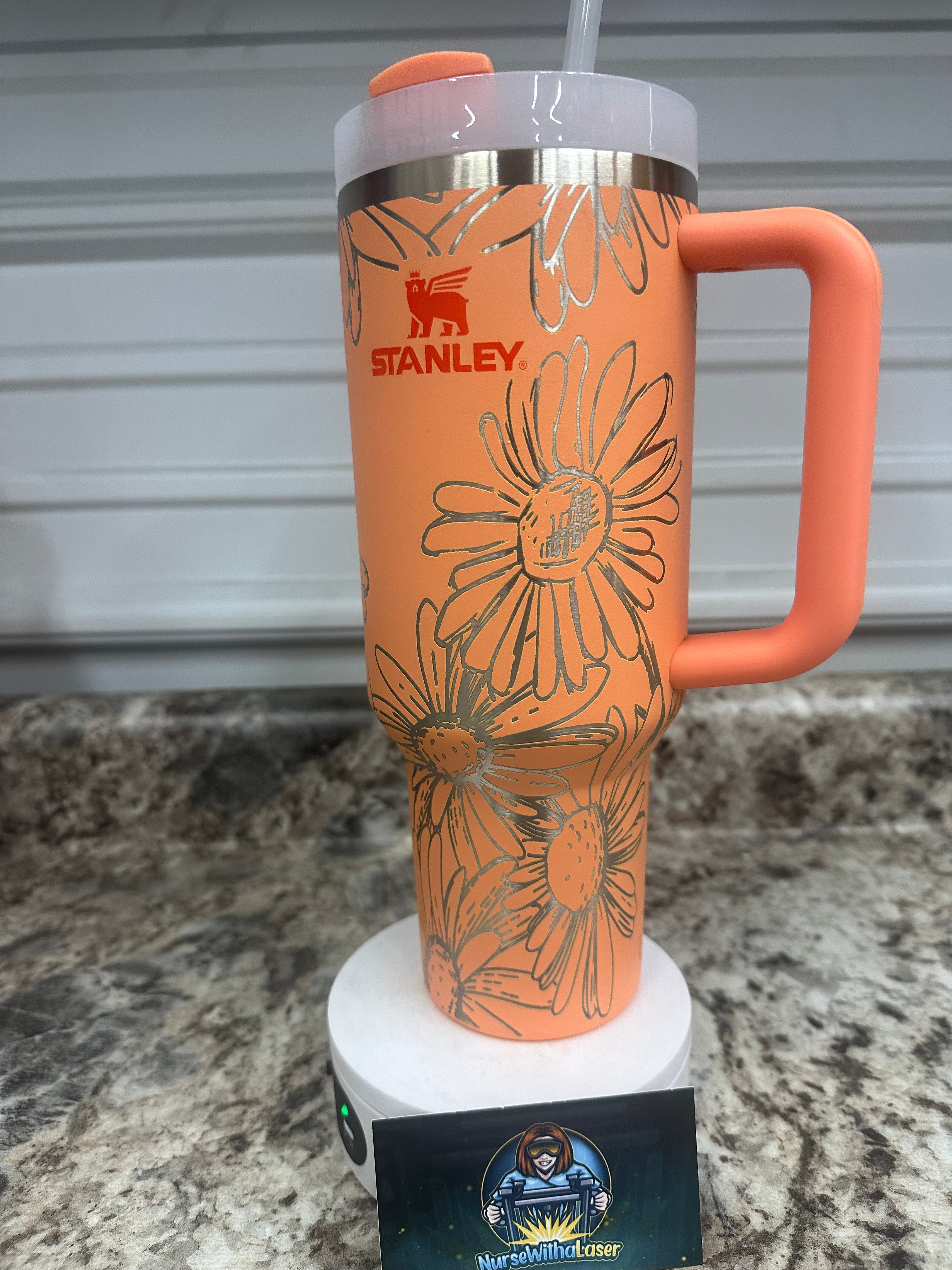 Daisy Full Floral Laser Engraved Wrap